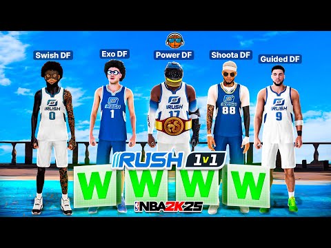 🔥 First Ever DF 1v1 Rush Race in NBA 2K25 – Epic Showdown!