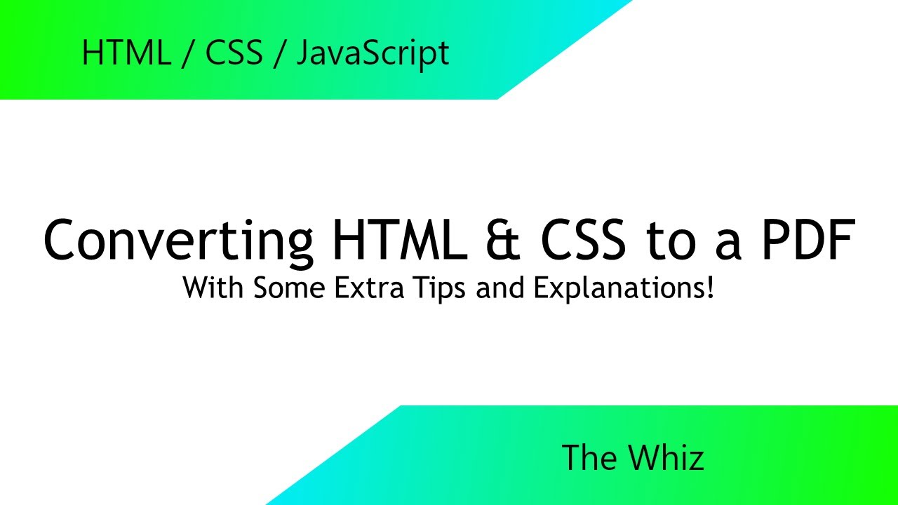 Easy Guide to Convert HTML & CSS to PDF Without Losing Styles 📄