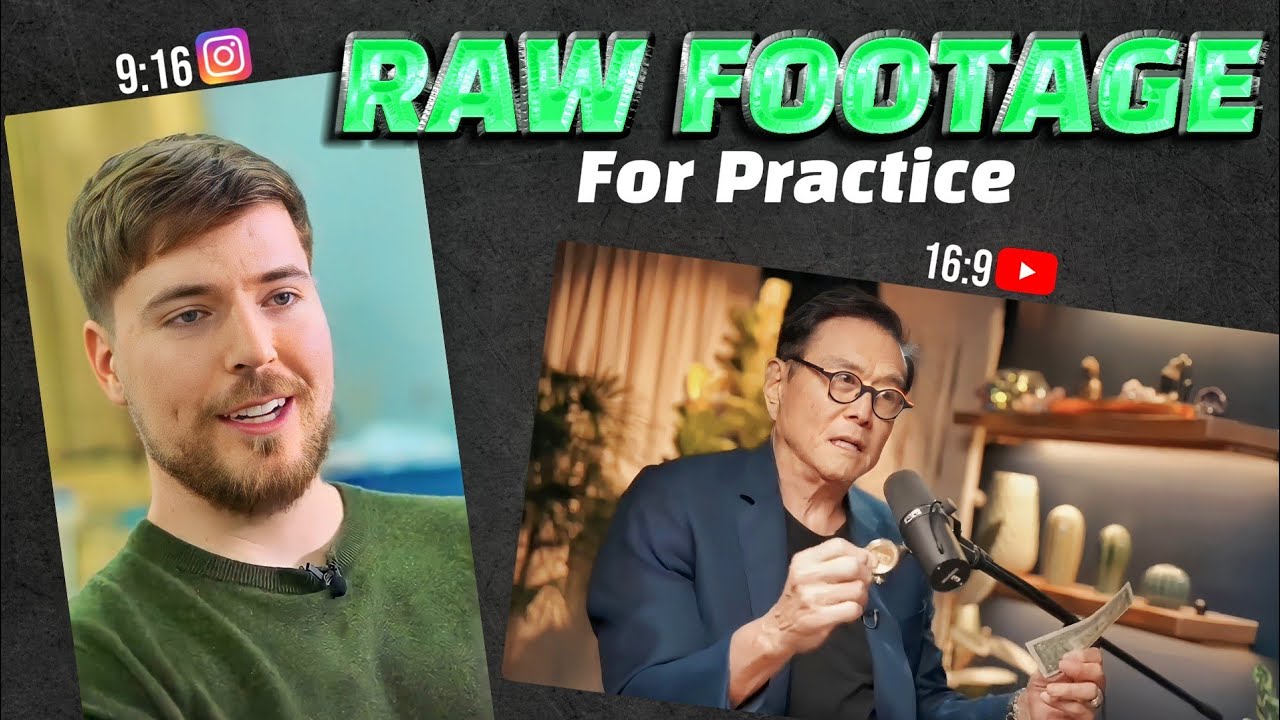 Raw Video Footage for Editing Practice 🎬