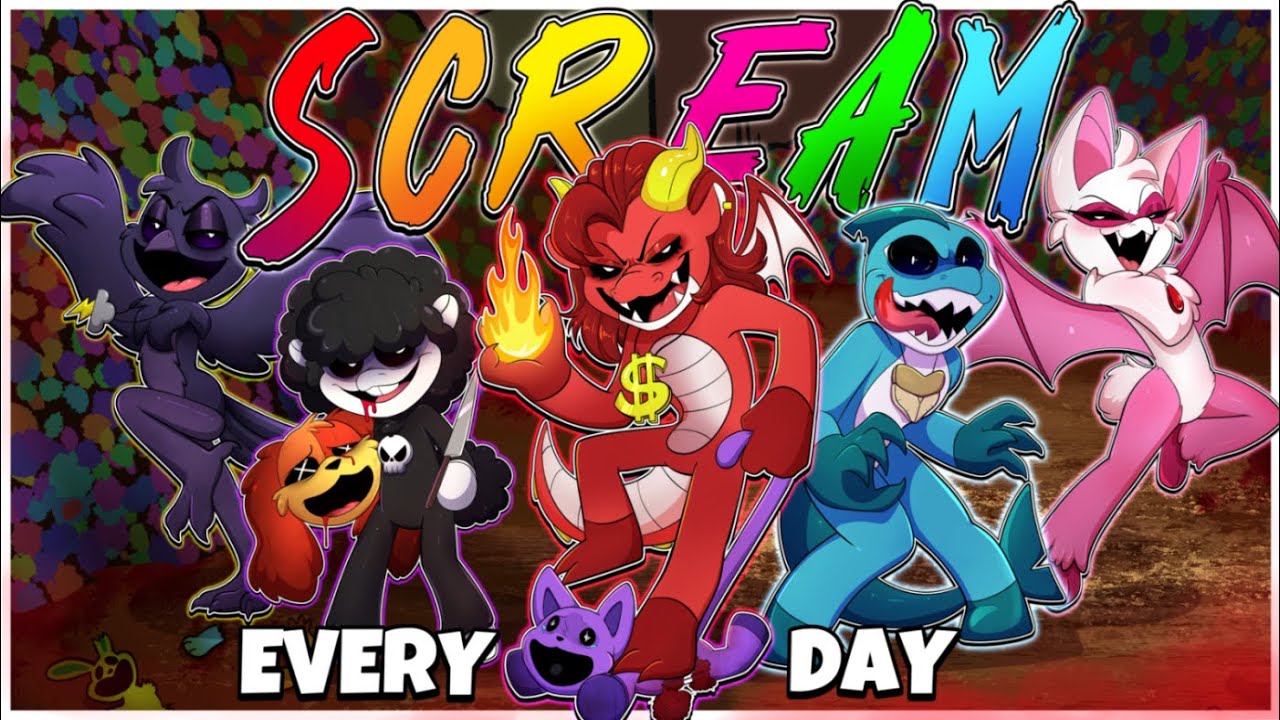 Scream Every Day! 🎶 Nightmare Critters Theme Song | Poppy Playtime: Chapter 4
