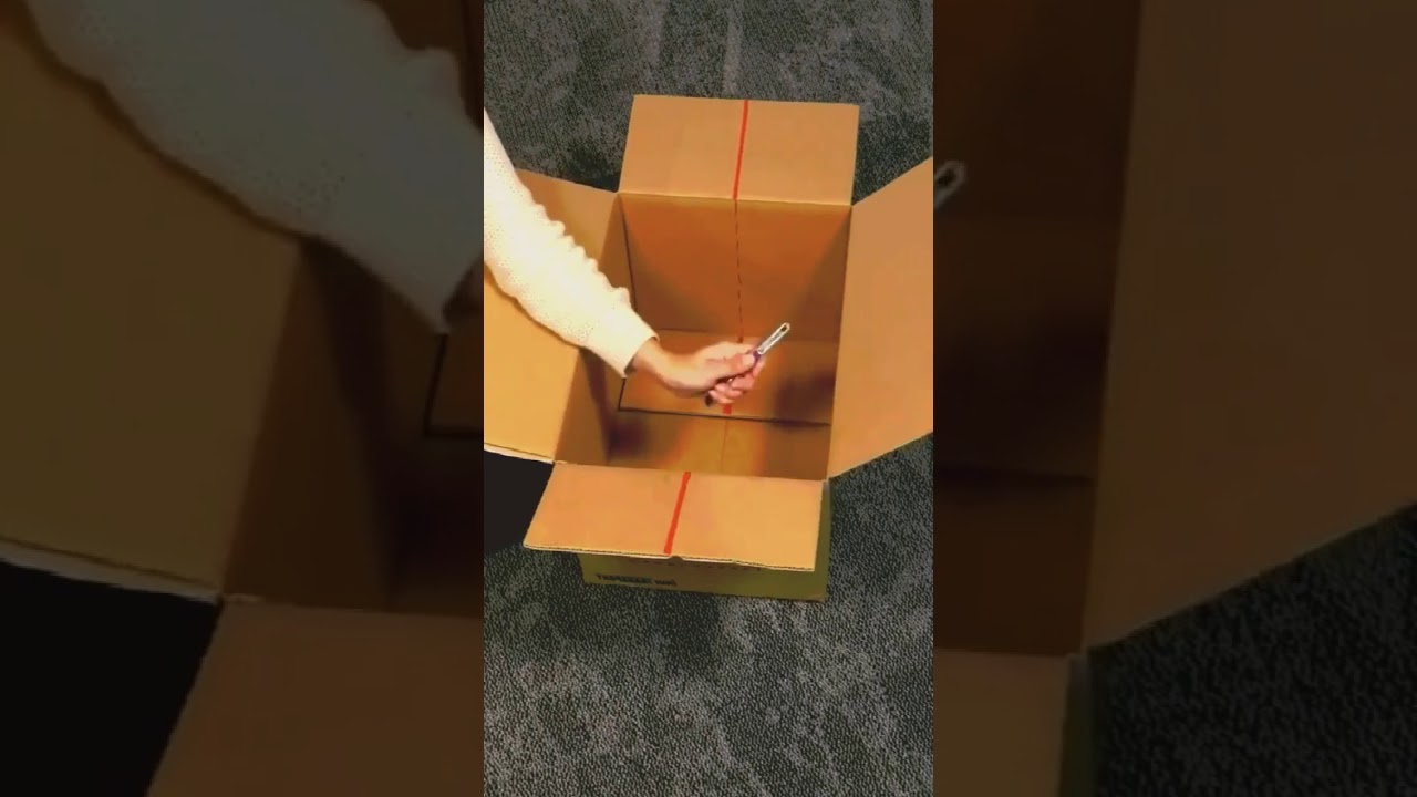 ¡Increíble truco para guardar objetos más grandes que la caja! 📦