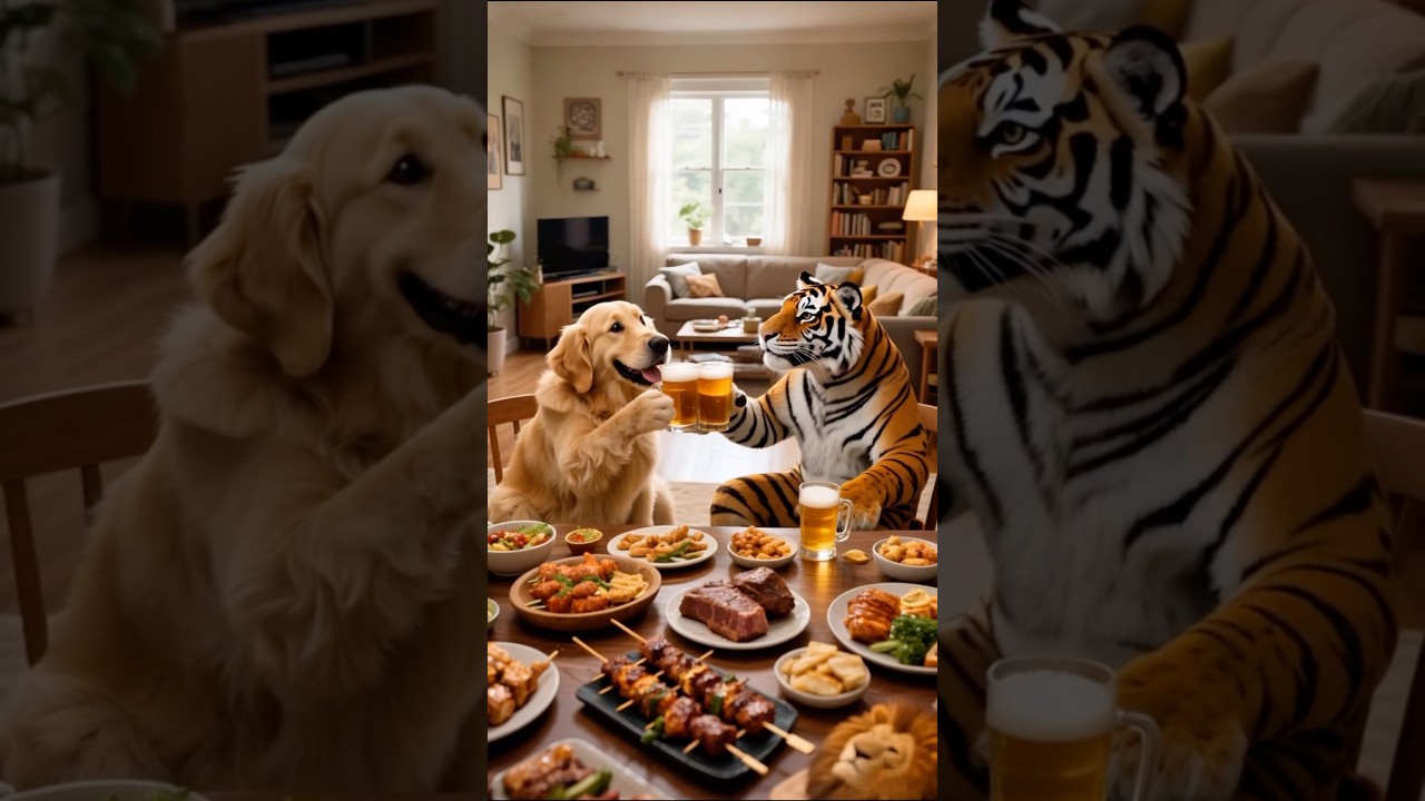 Courageous Dog Showcasing Bravery 🐶