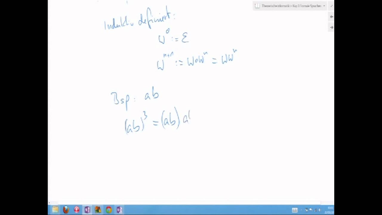 7. Theoretische Informatik WS 2013/14: Zeichen- und Wortiteration mit Unistreams 🖥️