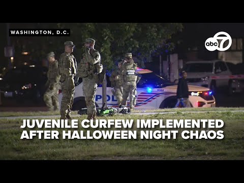 Juvenile curfew implemented after Halloween night chaos in the Navy Yard ends with multiple arrests