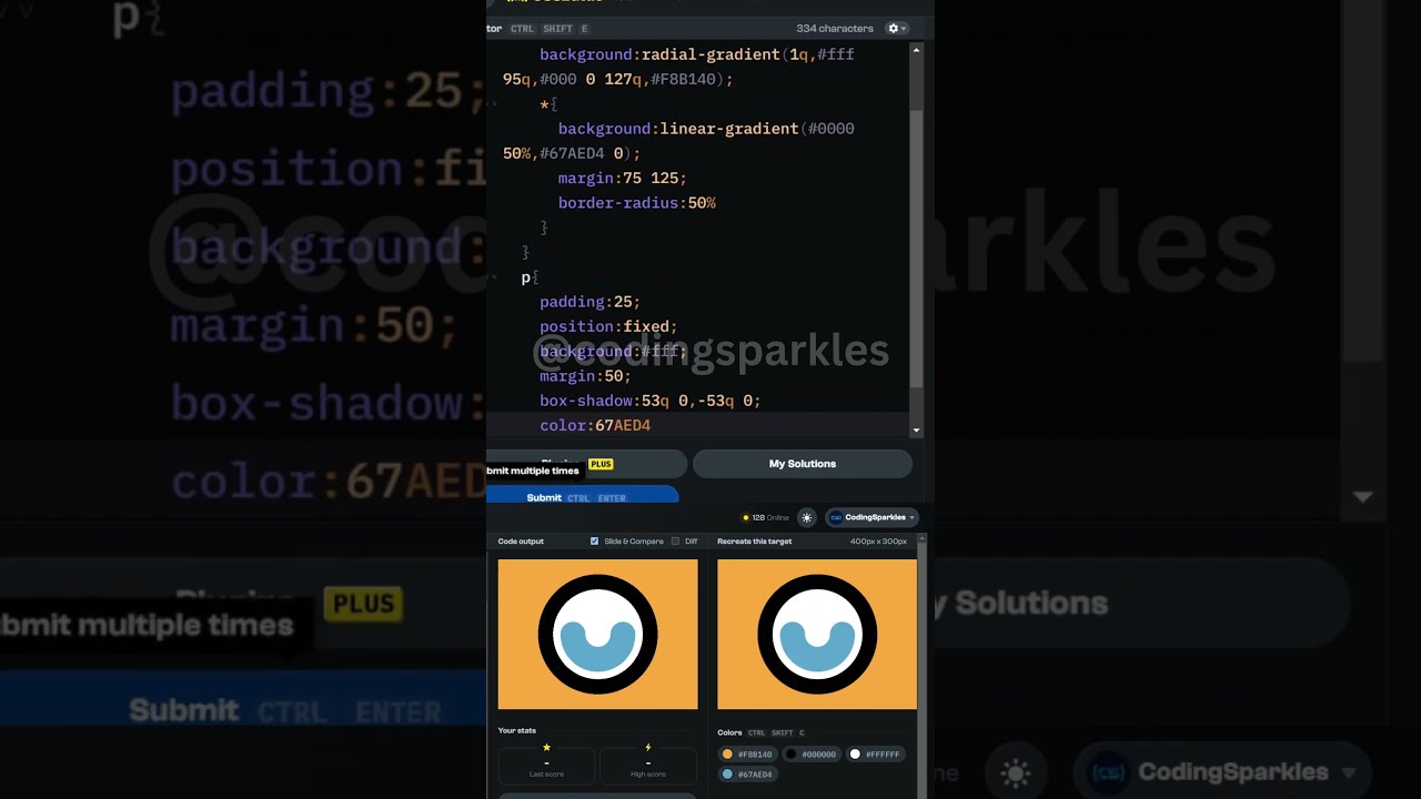 CSS Battle Level 224 Solution 🖌️