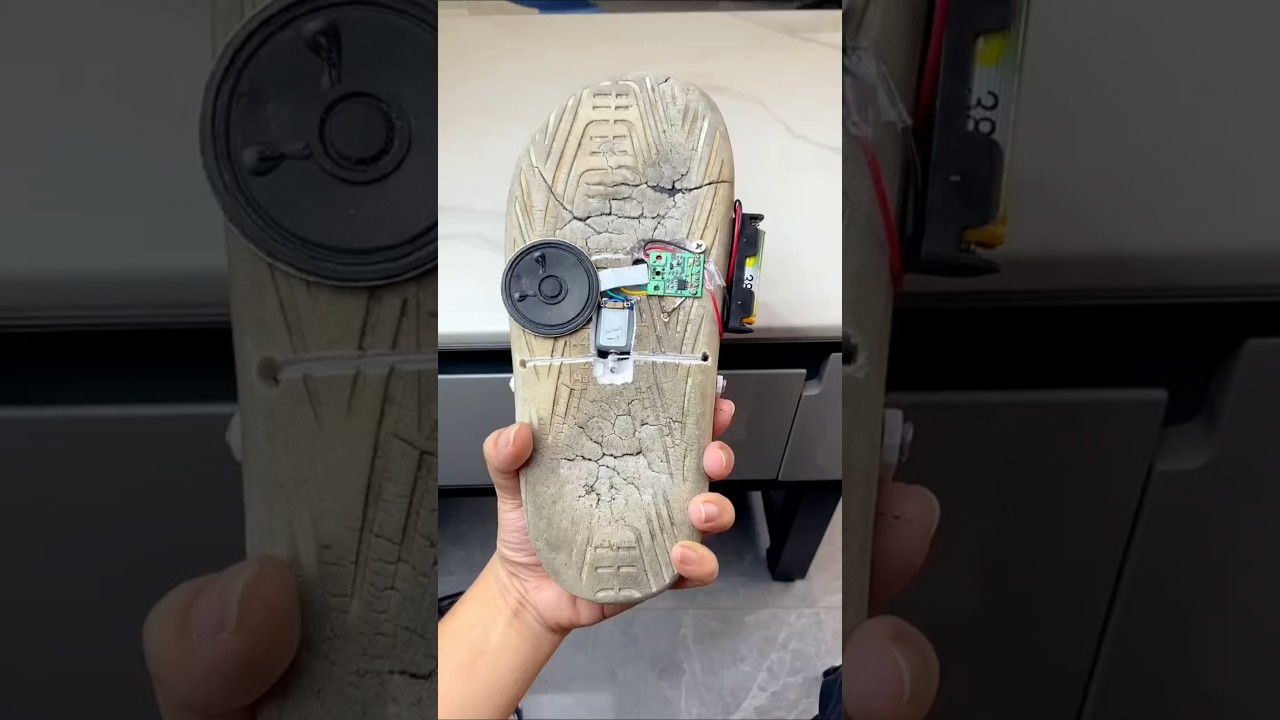 Innovative Shoes with Built-In DC Motor 🚶♂️ | Smart Invention