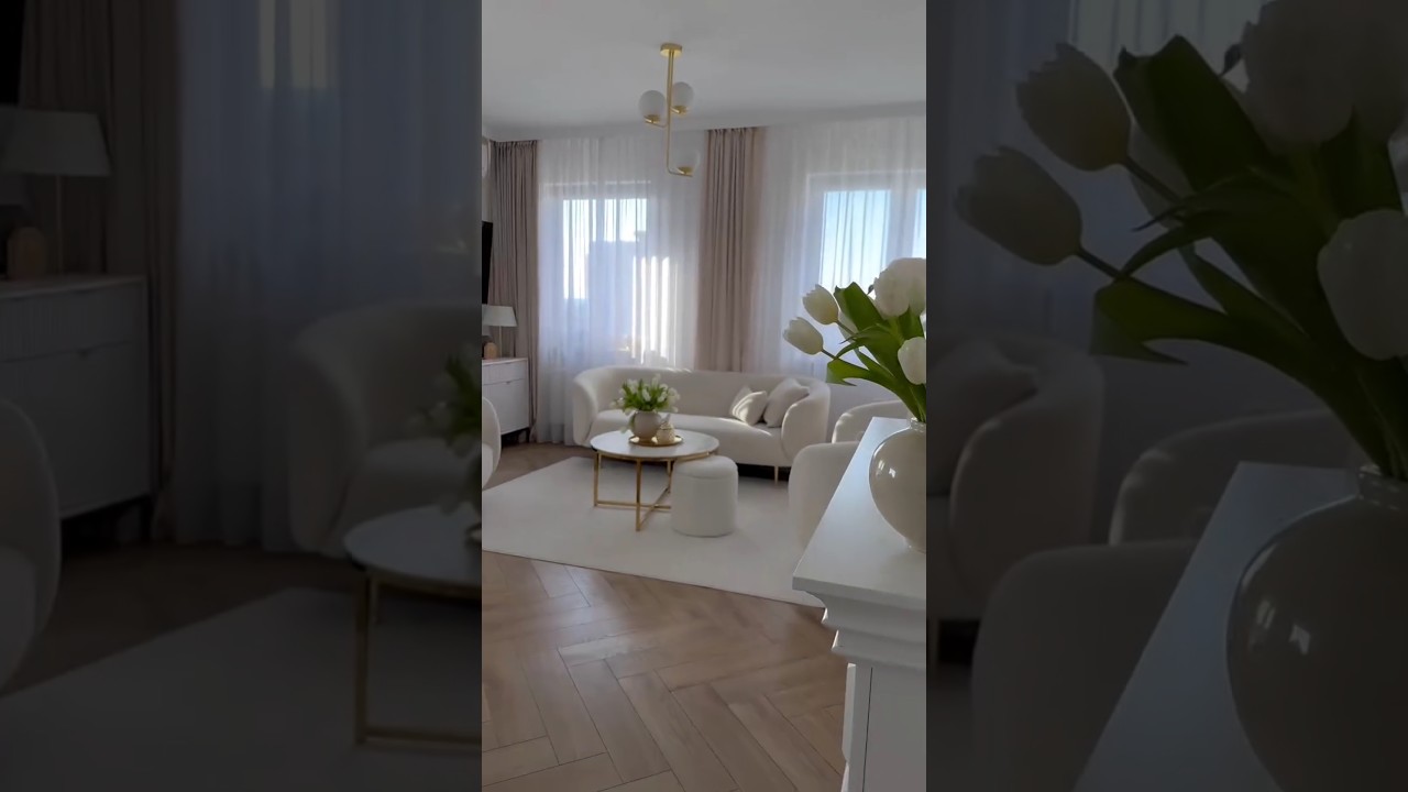 Elegant Modern Minimalist Living Room ✨