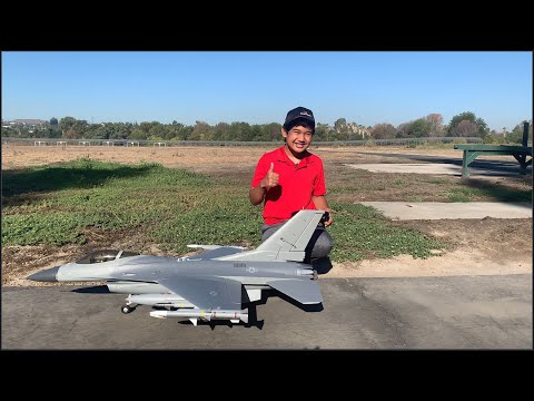 E-flite F-16 80mm - Maiden Flight!