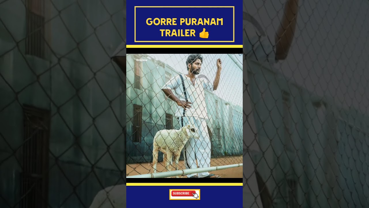 Gorre Puranam Trailer: Exciting Telugu Movie Preview with Suhas 🎬