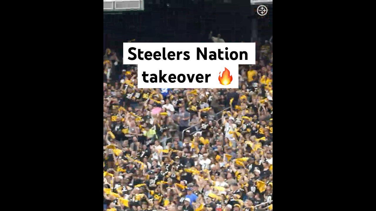 Steelers Fans Take Over Allegiant Stadium 🏟️