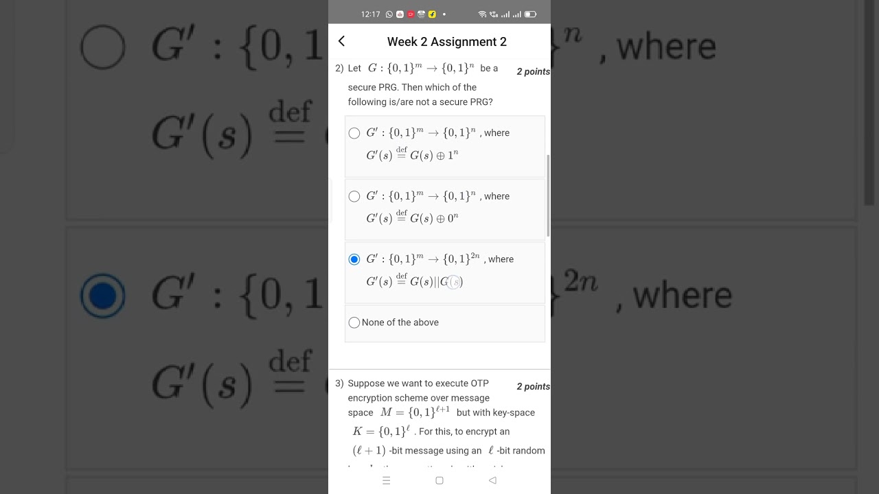 Foundations of Cryptography - IIIT Bangalore Week 2