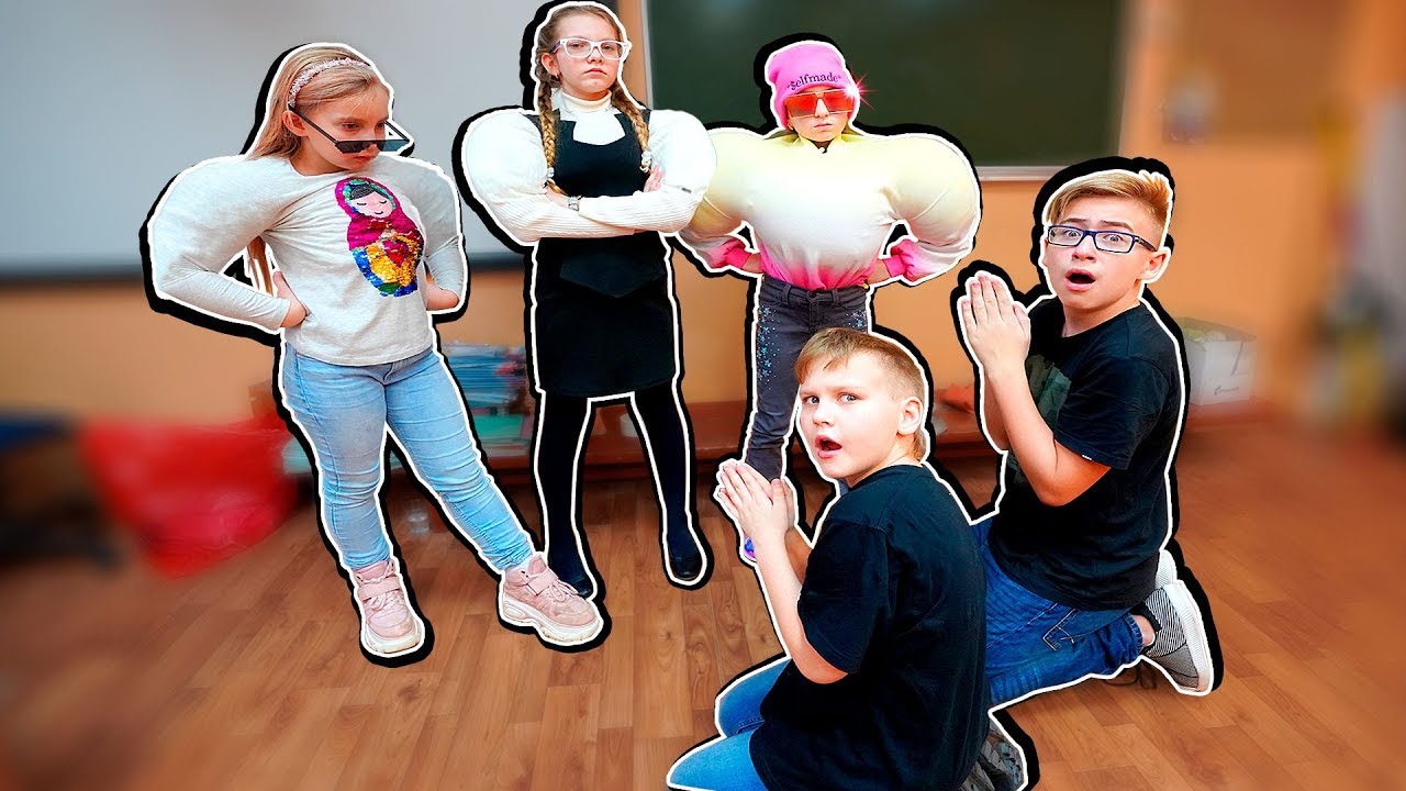 Школьницы-Качки устроили забавную проверку одноклассников! 🎒