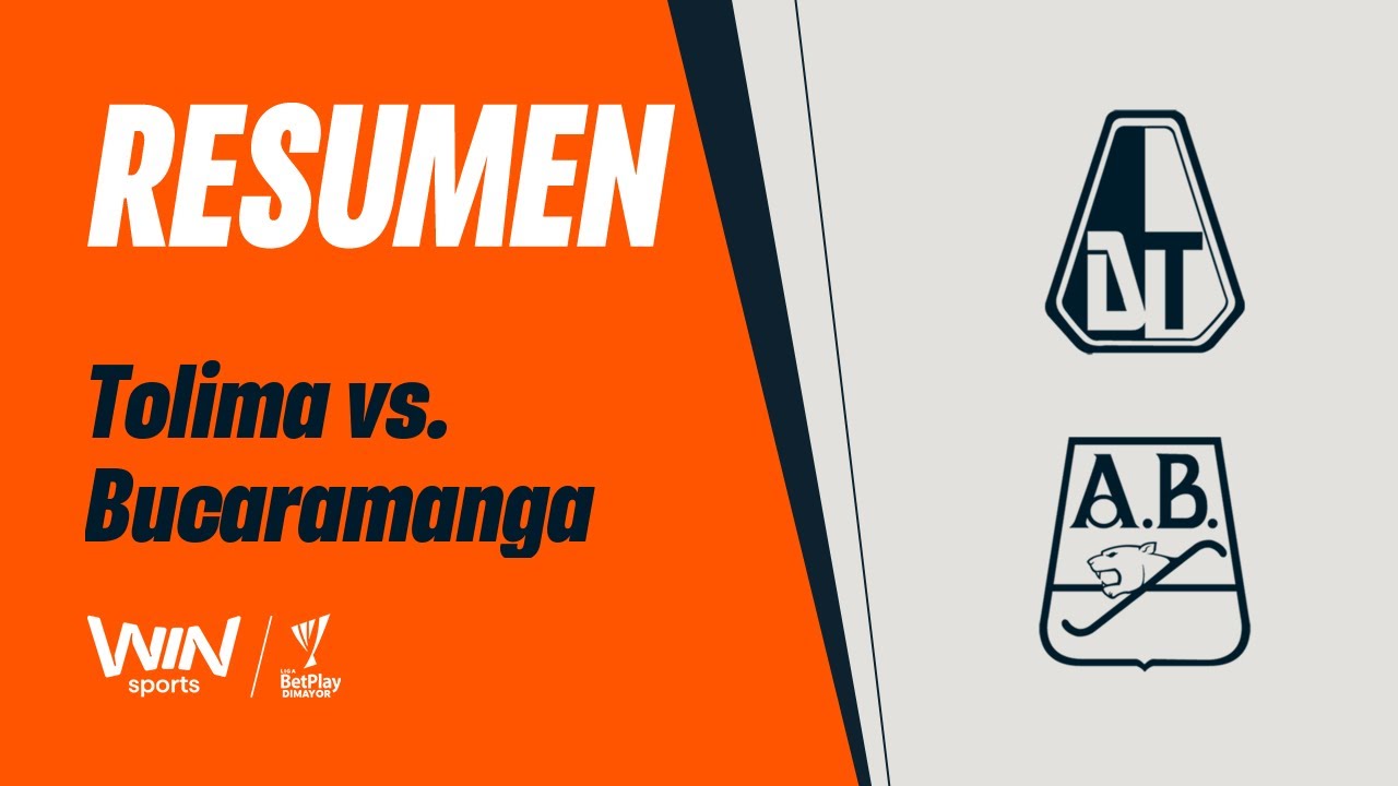 Tolima vs. Bucaramanga | Liga BetPlay 2025-2