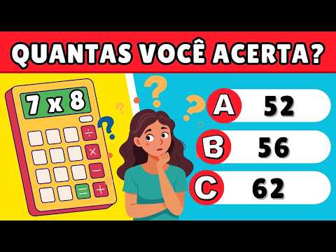 🧠 PROVA DE MATEMÁTICA 6º ANO | DUVIDO VOCÊ ACERTAR!