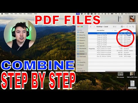 ✅  How To Combine Multiple PDF Files To One On Mac 🔴