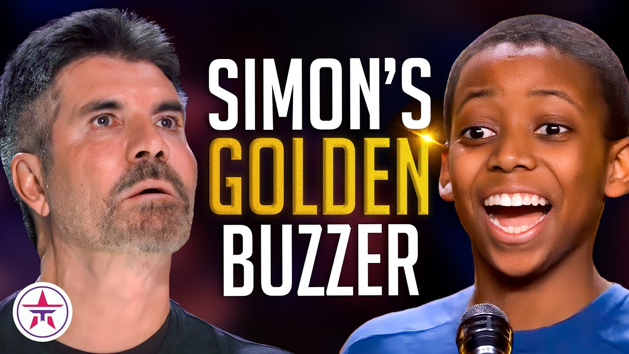 Simon Cowell Presses Golden Buzzer for 13-Year-Old Singer 🎤