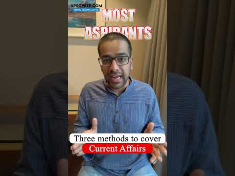 3 methods to cover current affairs