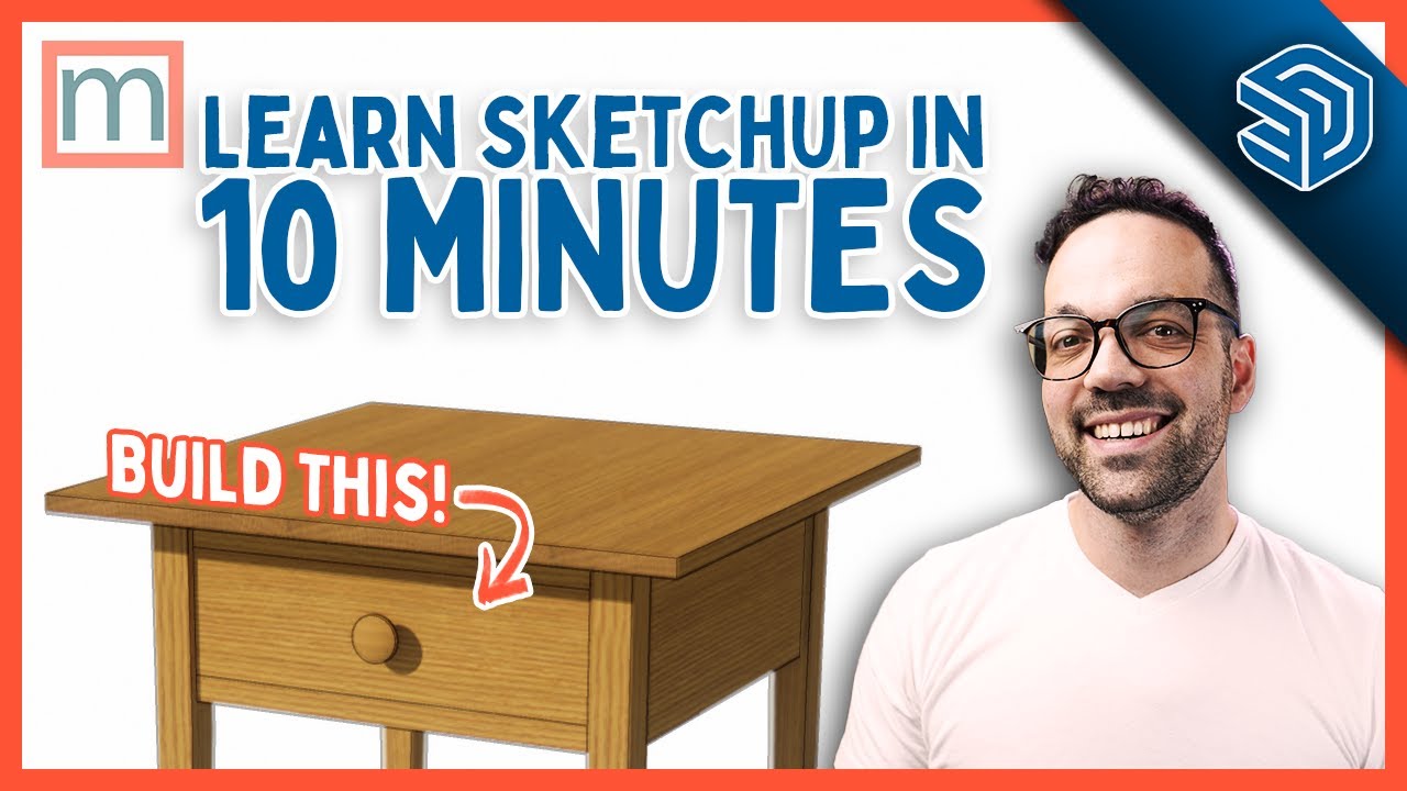 SketchUp Beginner Tutorial in 10 Minutes 🛠️