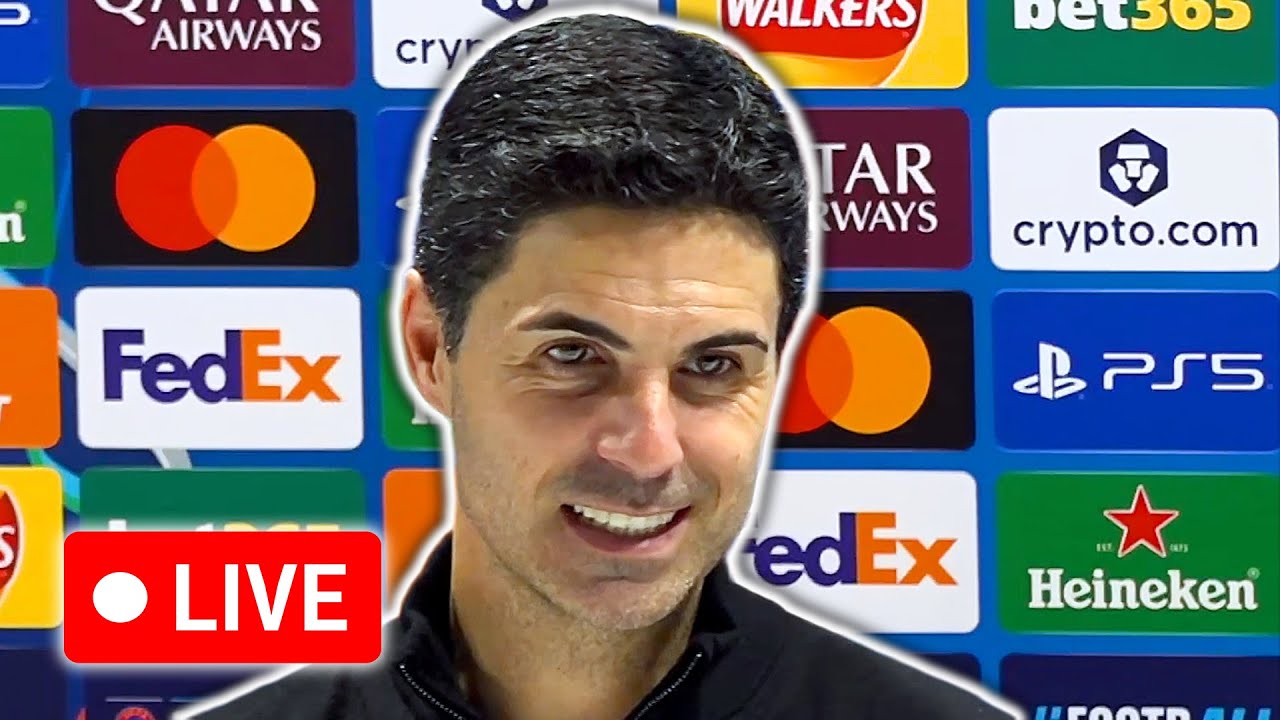 Live Post-Match: Arteta & Simeone React to Arsenal's 4-0 Victory Over Atletico Madrid ⚽