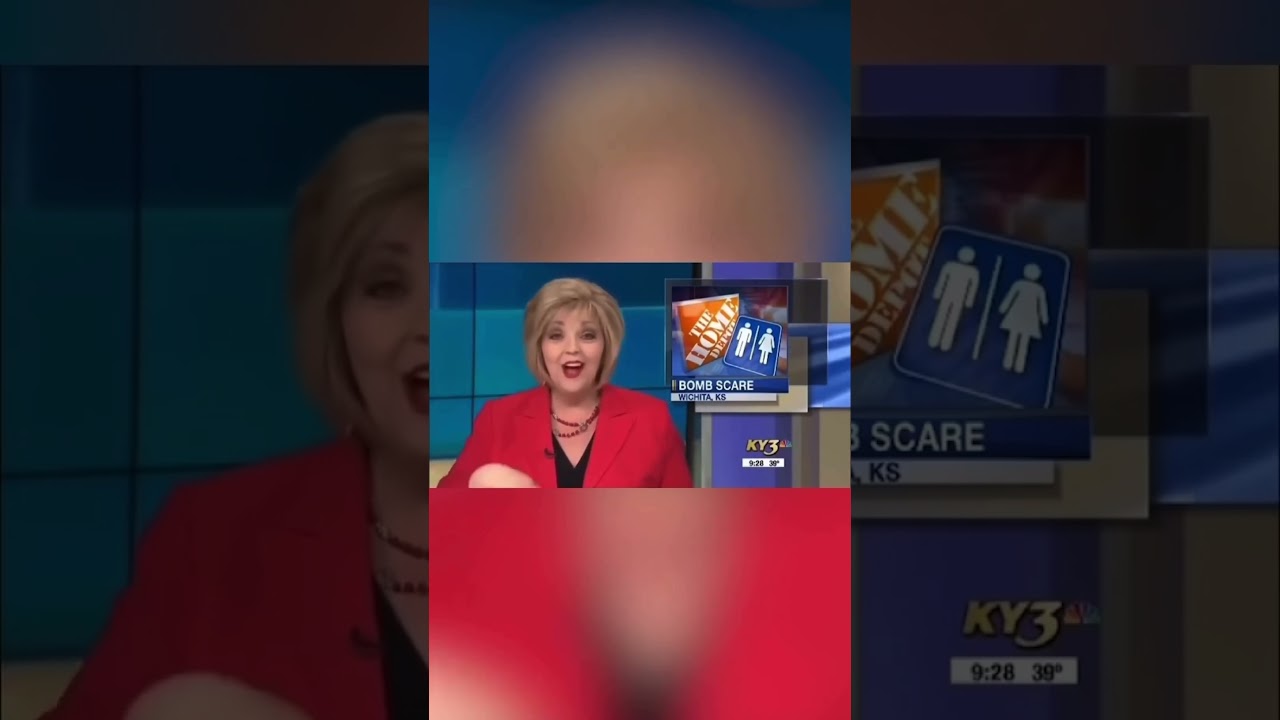 Funny News Prank Turns Anchor's Bathroom Blunder 🚻