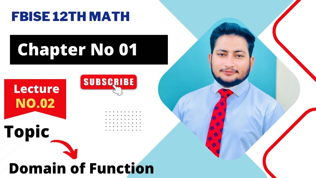Domain of Function | Class 12 Math Ch 1 π