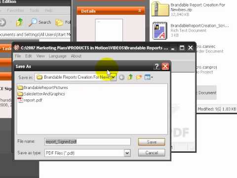 Using Brandable Reports Within Your Marketing: Getting The PDF Report Ready For Distribution