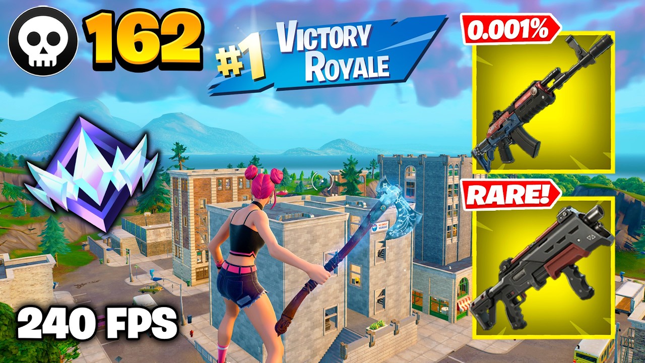 162 Elimination "RANKED RELOAD” Gameplay Wins (Fortnite Chapter 7 Keyboard & Mouse)