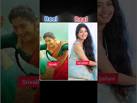 Pushpa: The Rise Reel vs Real Cast With Name #pushpa #cast #srivalli #shorts