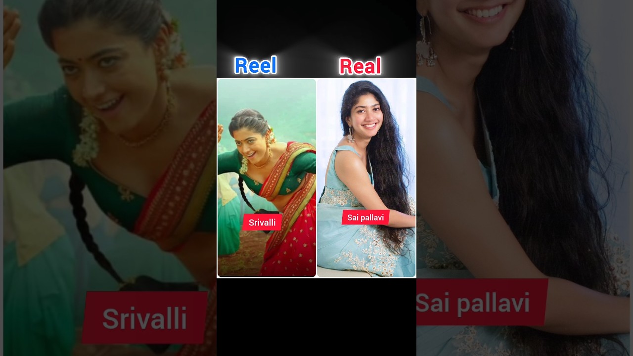 Pushpa: The Rise Reel vs Real Cast 🎬