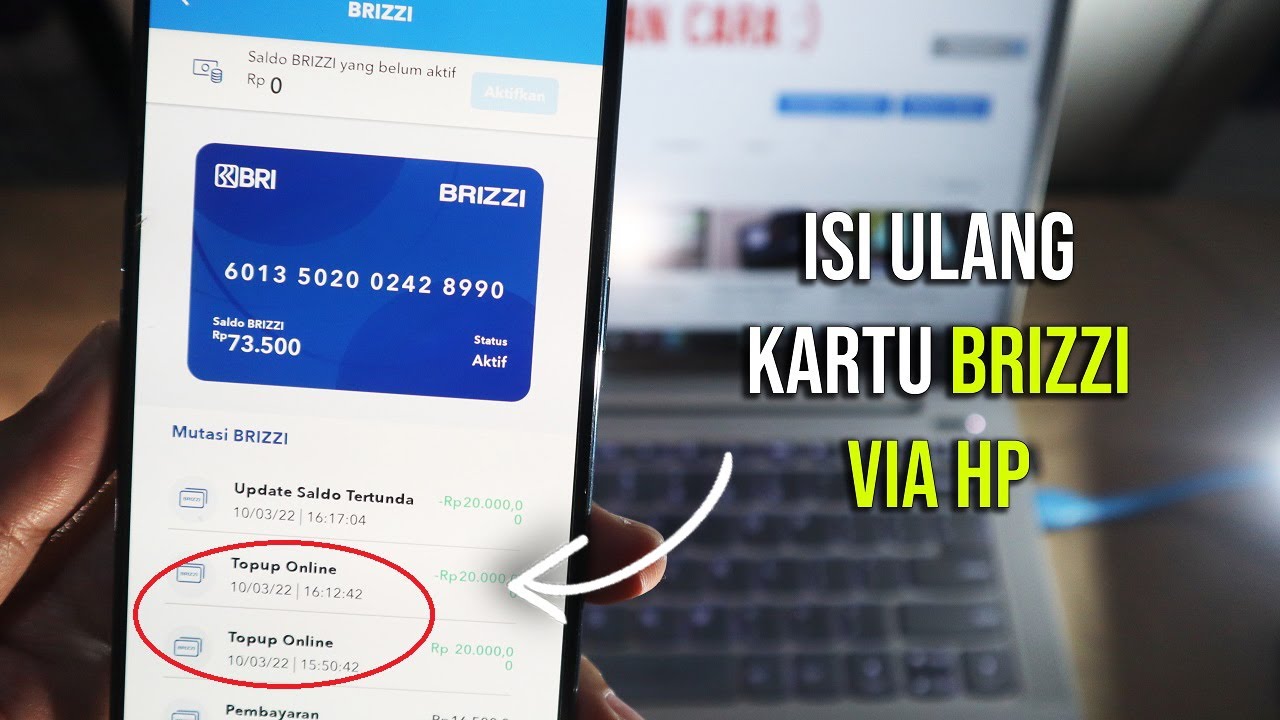 CARA TOP UP / ISI ULANG BRIZZI LEWAT BRIMO