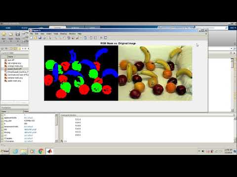 fruit finder- image processing project using matlab for btech final year students