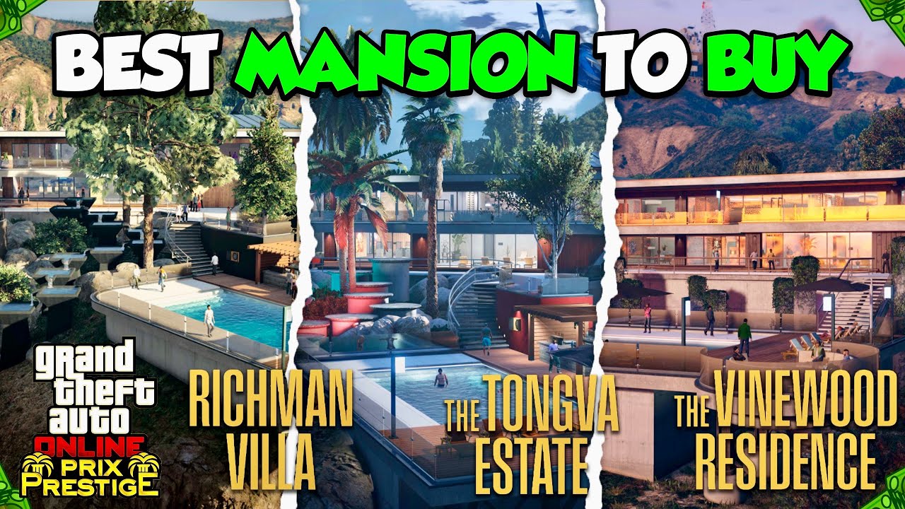 Top Mansion Picks in New GTA Online DLC 🏡
