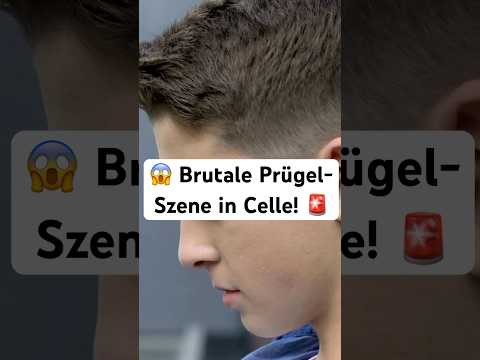 😱 Brutale Prügel-Szene in Celle! 🚨