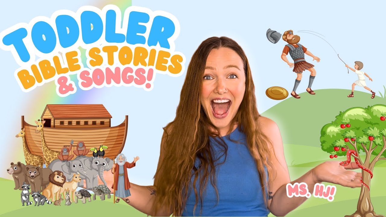 11 Bible Stories & Songs for Kids 🐘🐳