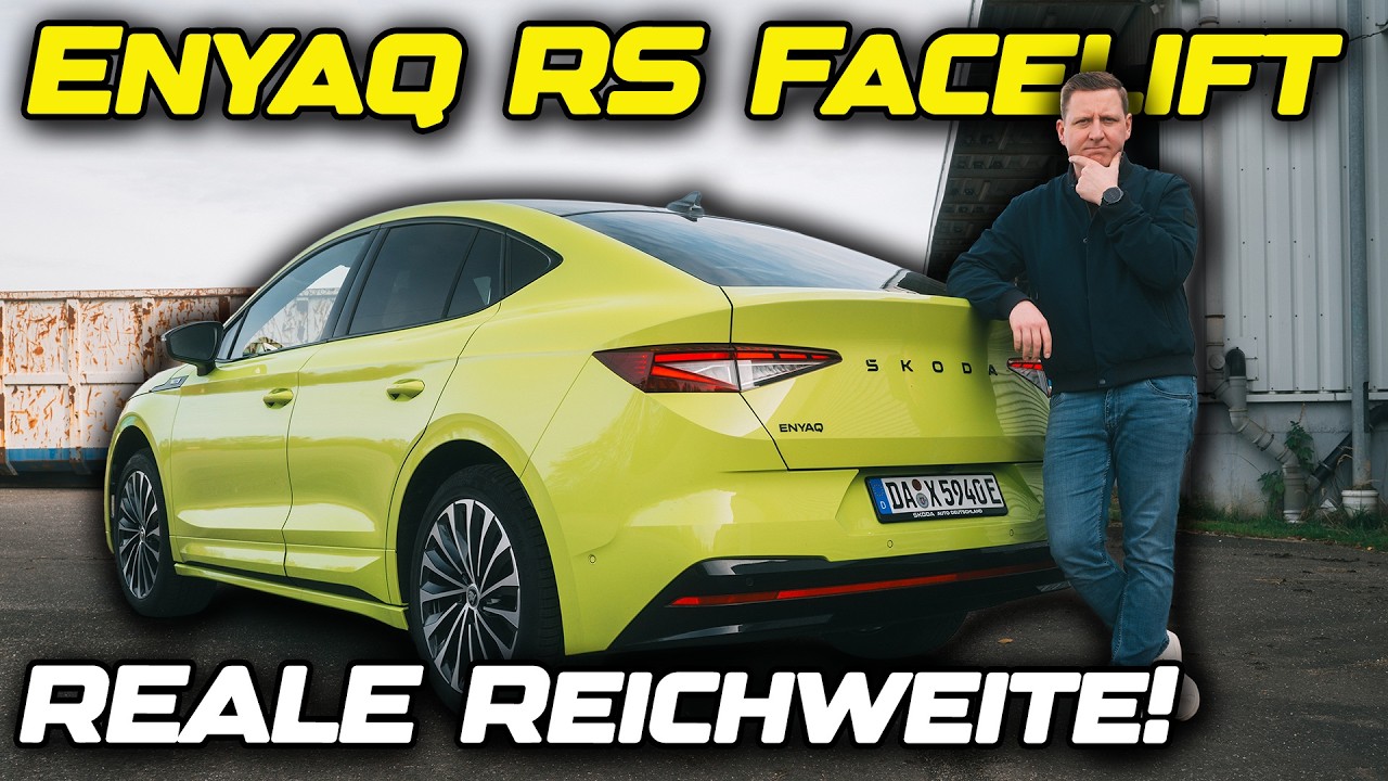 2025 Skoda Enyaq RS Facelift: 800km Verbrauchstest 🚗