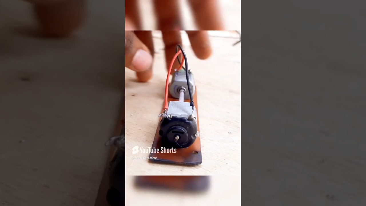 How to make free energy generator using two DC motors #inventions #experiment #motor #dcmotor #diy