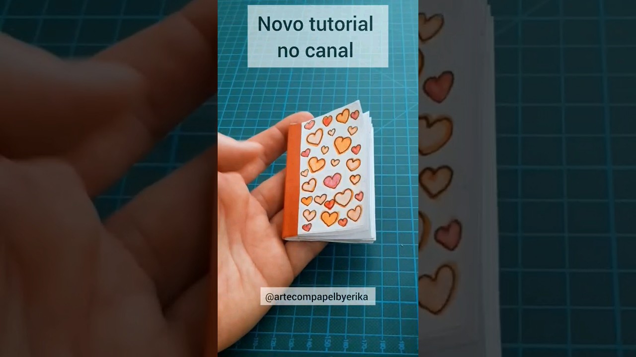 Faça um Mini Caderno de Origami Fácil ✂️