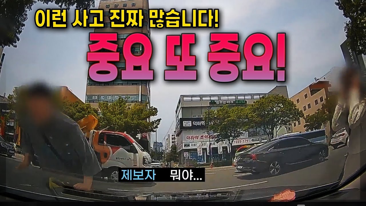 횡단보도 사고, 좌측만 주시하면 위험🚶♂️