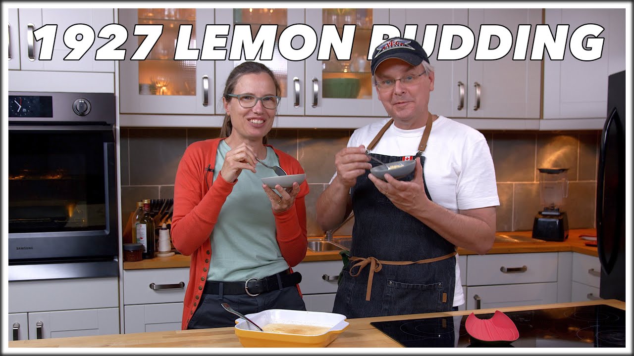 1927 Lemon Pudding Recipe | Old Cookbook Show π