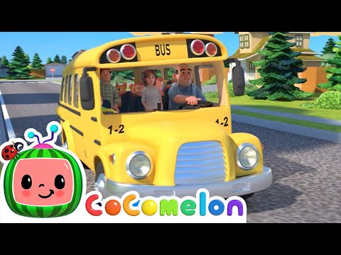 The Wheels On the Bus Go Rounds and Round | @CoComelon | Kids Karaoke Mix!