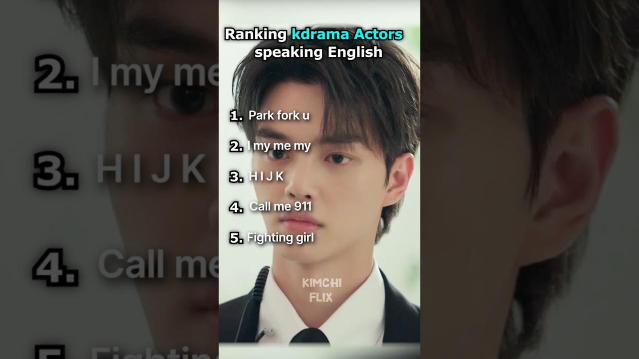 Kdrama Actors Speaking English 😂