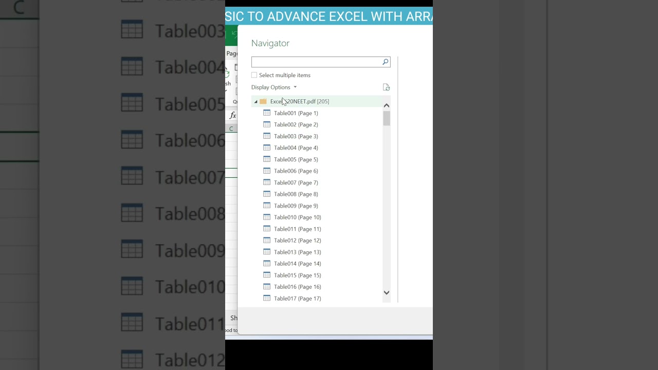 Convert Multiple Pdf Pages into One Excel Sheet in Proper Format Within Minutes