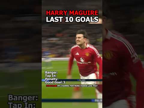 IS HE HEADER KING? Harry Maguire last 10 goals #football #soccer #footballshorts #footballedit
