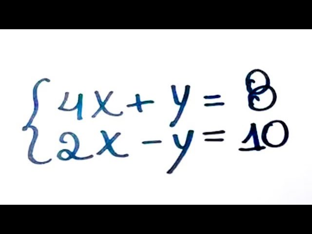 SOS Matemática Básica: Sistema de Equações