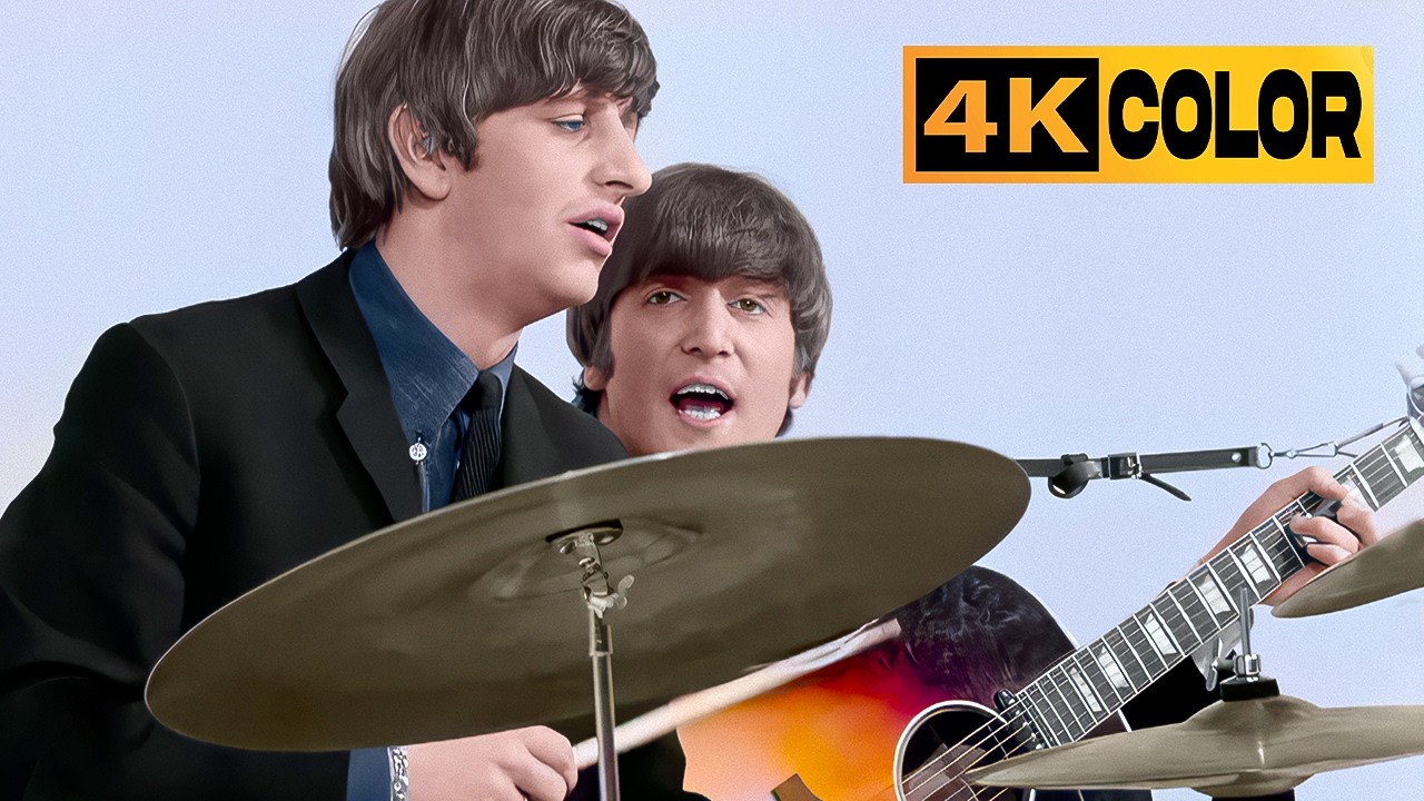 The Beatles - If I Fell (4K Color) 🎶