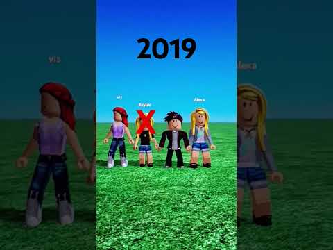 Me and my friends over the past 9 years #oldroblox #2019 #2018 #2017 #2016 #2015 #2014 #nostalgia
