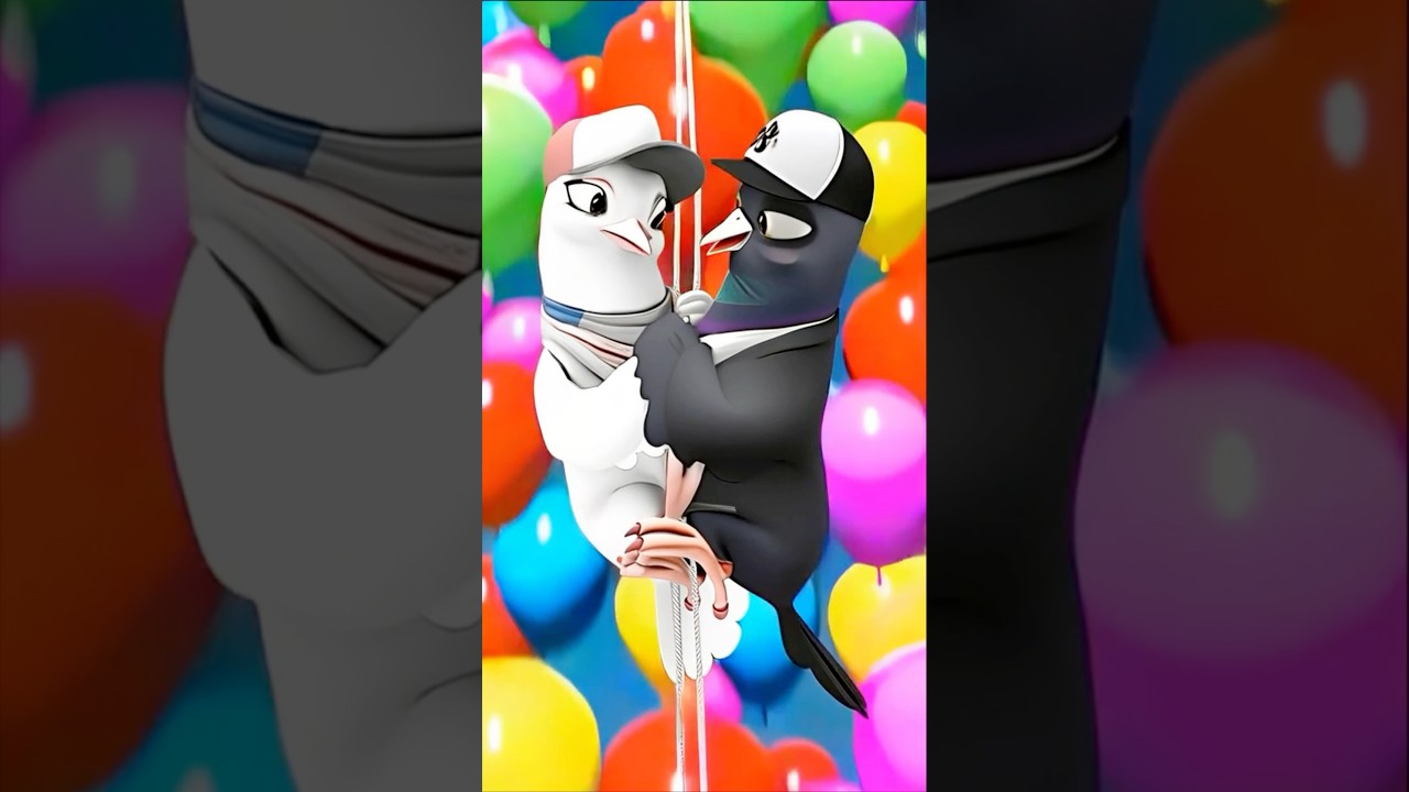 Hilarious Kiss Cam Reenactment with Peggy & Percy 💋 | Trending Short