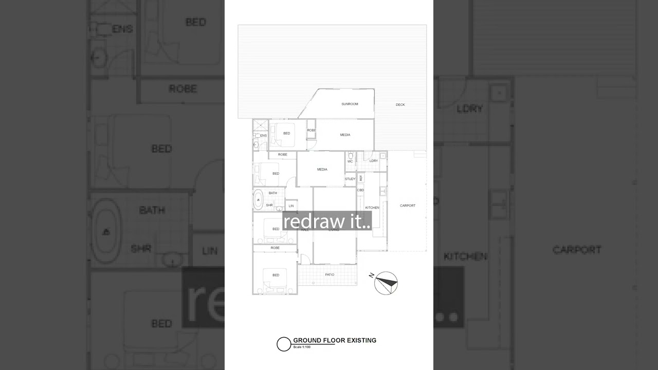 Stages of Drawing Floor Plans 🏠