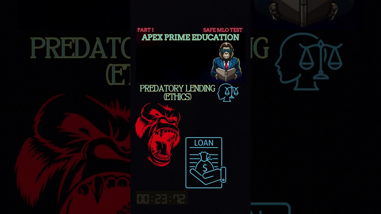 ACE the SAFE MLO Exam: Ethics & Predatory Lending 🏦