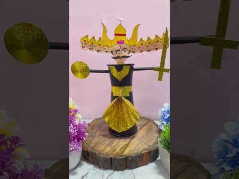Diy Ravan with paper cups #shorts #youtubeshorts #ravan #diy #craft #kidsvideo #kids #festival